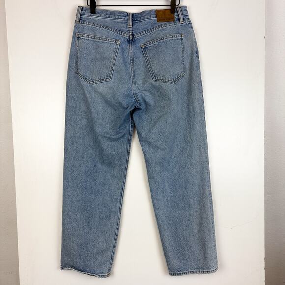 Aritzia Denim Forum The Marlo High Rise Loose Jeans 28L Blue - Size 29 - Picture 4 of 10